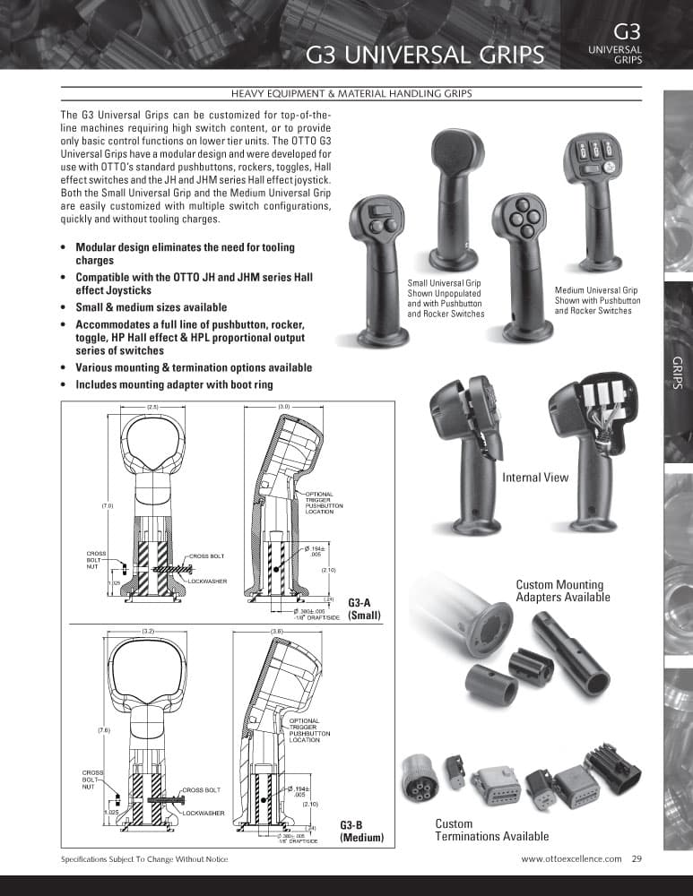 OTTO G3A Small Universal Grip