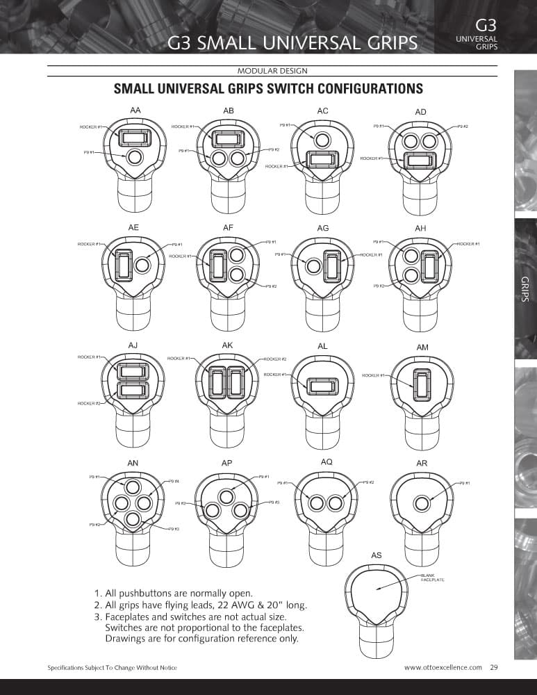 OTTO G3 Universal Grip Range