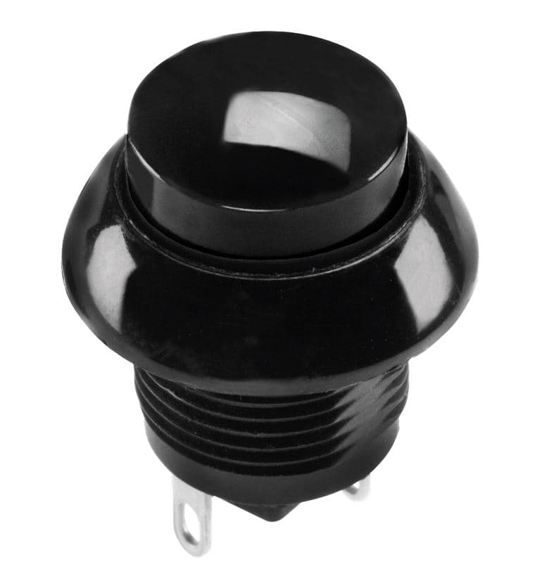 P9- 213122 -2 circuit raised flush black Pushbutton Momentary action P9 series