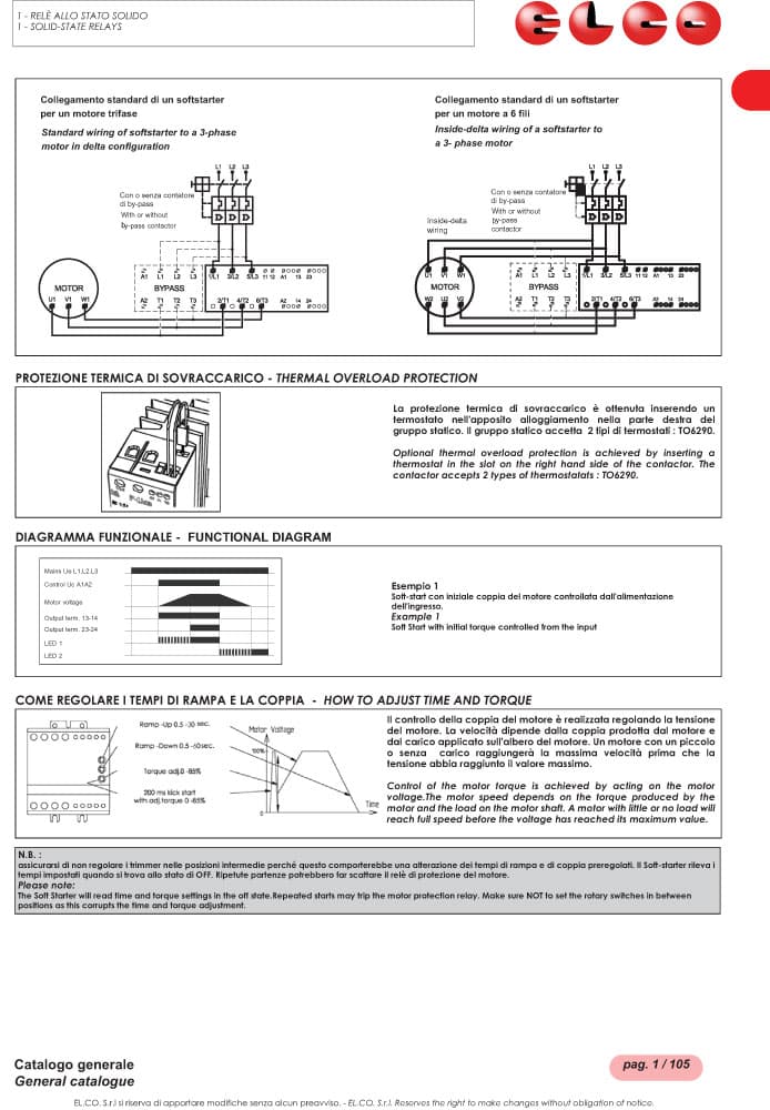 Elco AC Semiconductor - SSRSMC33 Series (Soft Starter)