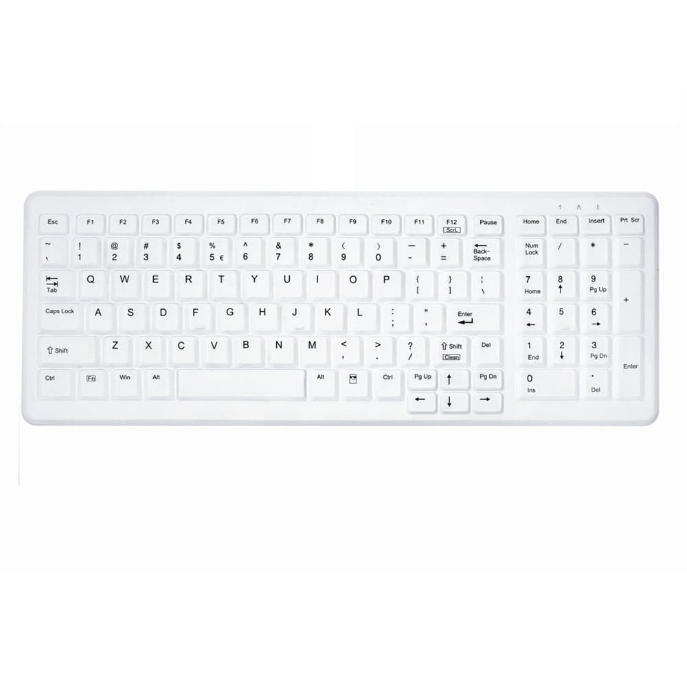 Active Key AK-C7000F Compact Wireless Hygiene Keyboard
